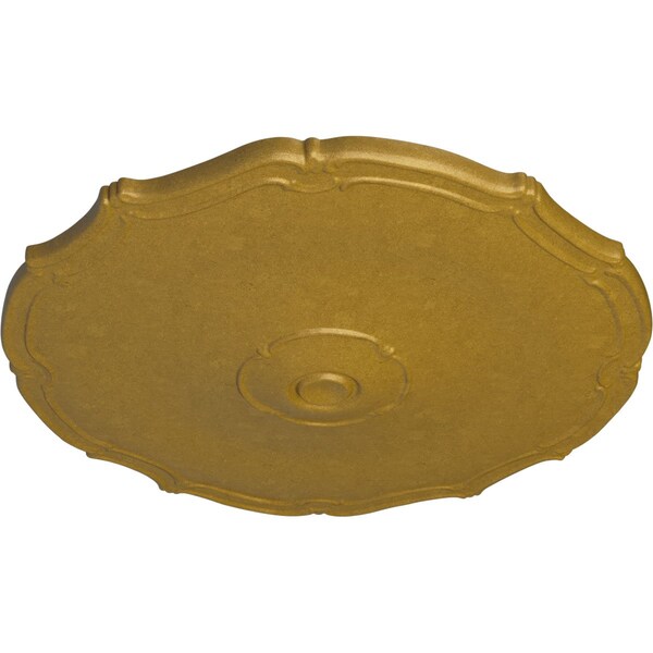 Pompeii Ceiling Medallion (Fits Canopies Up To 2), Hand-Painted Pharaohs Gold, 18 7/8OD X 1 1/2P